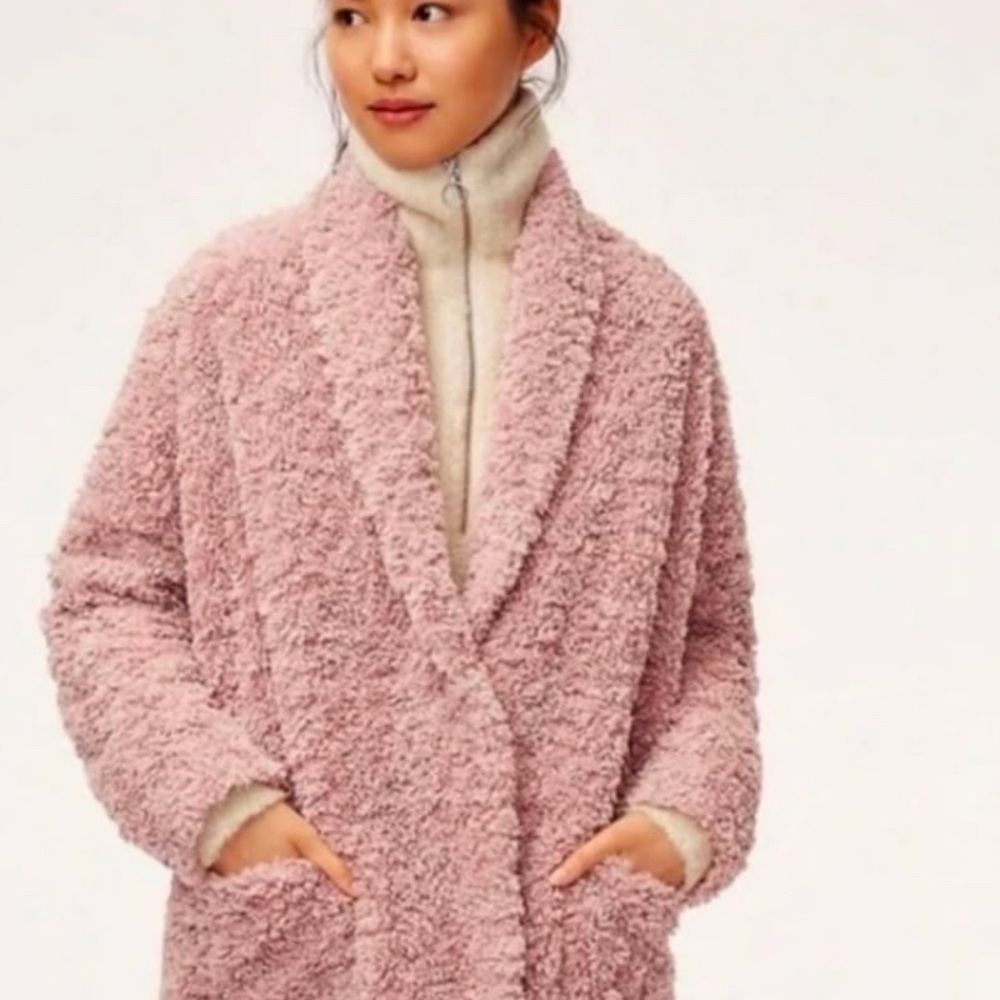 WILFRED FREE - Blush Grete Plush Jacket (50% off when bundled)